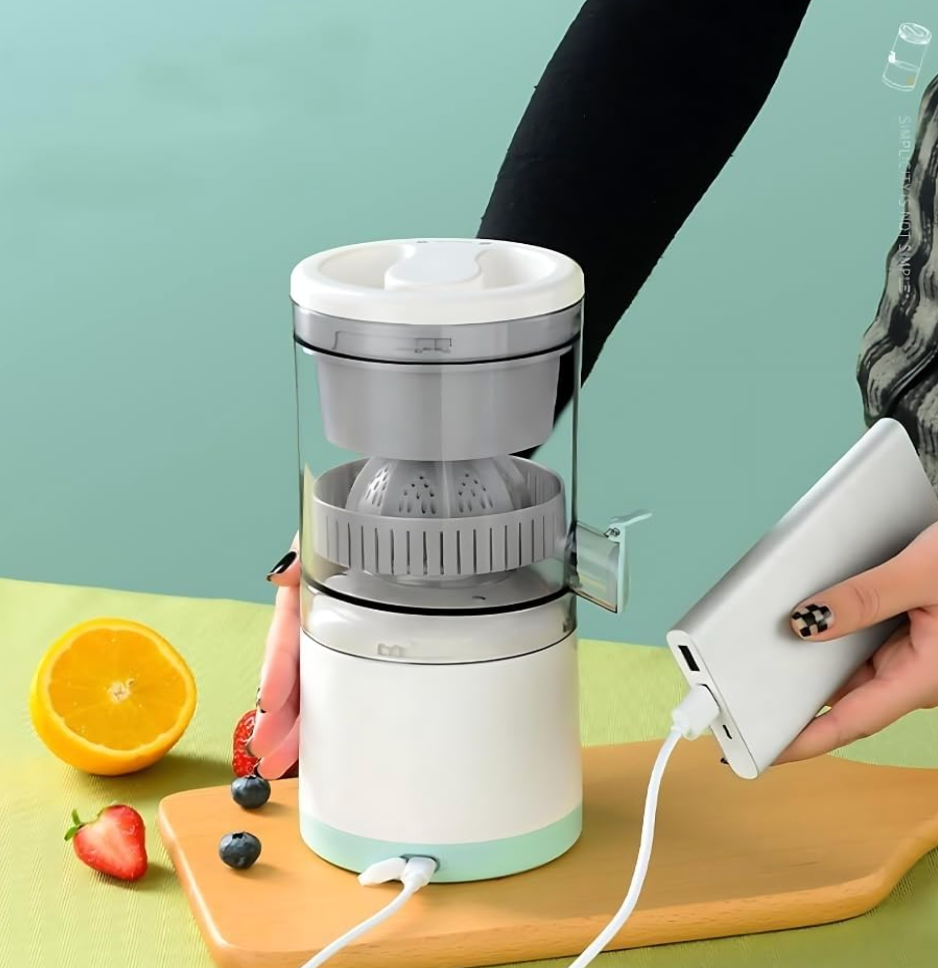 Electric Juicer Orange Squeezer Citrus Press Lemons, Portable USB Charging Electric Juicer