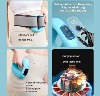 SlimPulse Pro Electric Belly Fat Massager | Vibration Massage Belt for Tummy Toning, Fat Burning & Body Slimming
