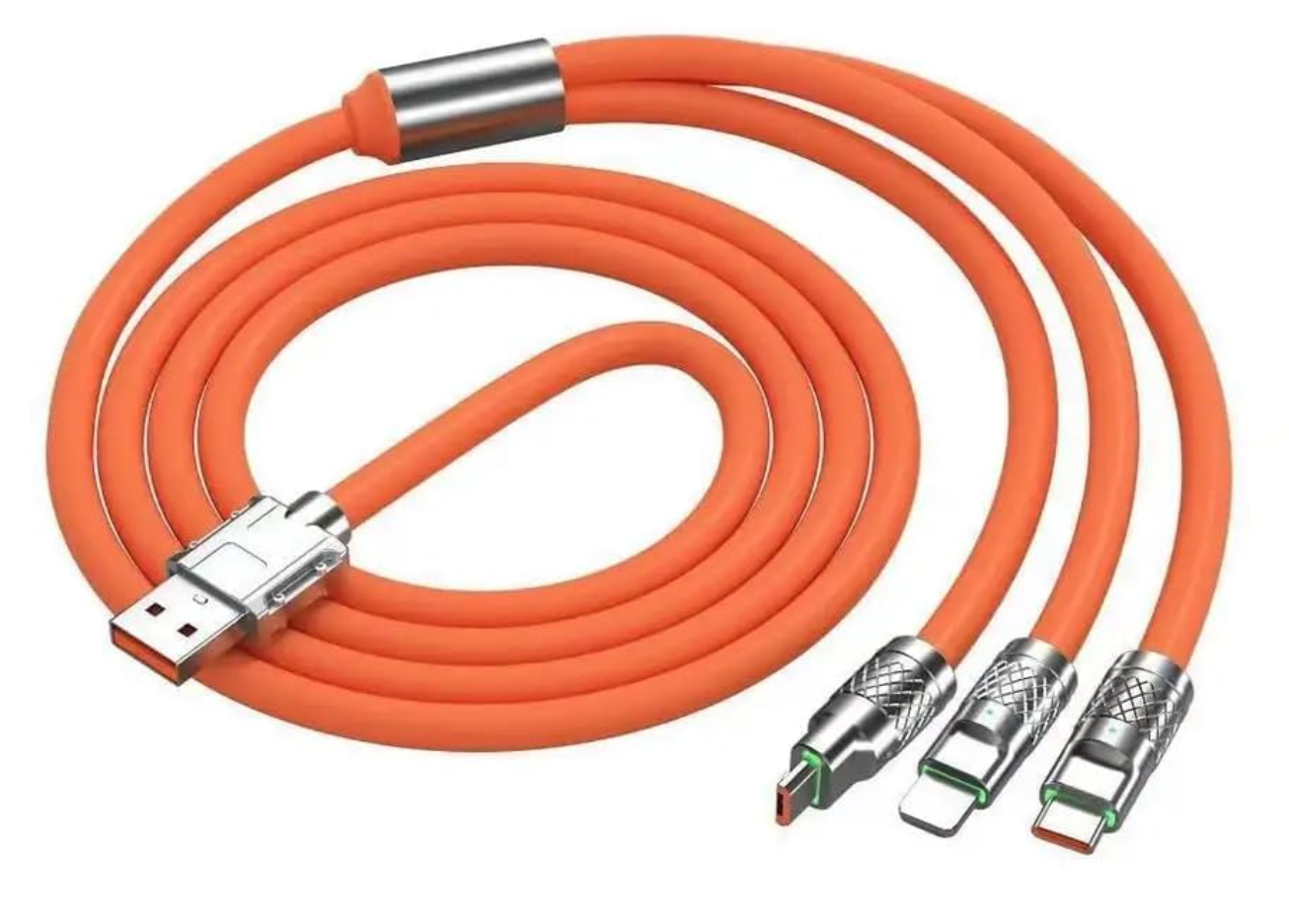120W Fast Charging Cable | HyperCharge USB Cable for Android & iPhone