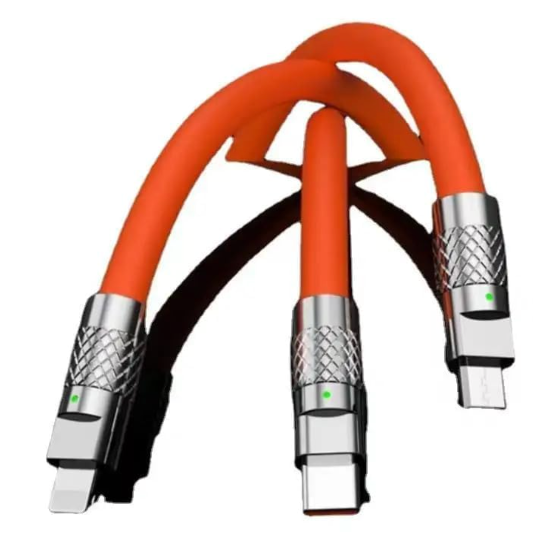 120W Fast Charging Cable | HyperCharge USB Cable for Android & iPhone