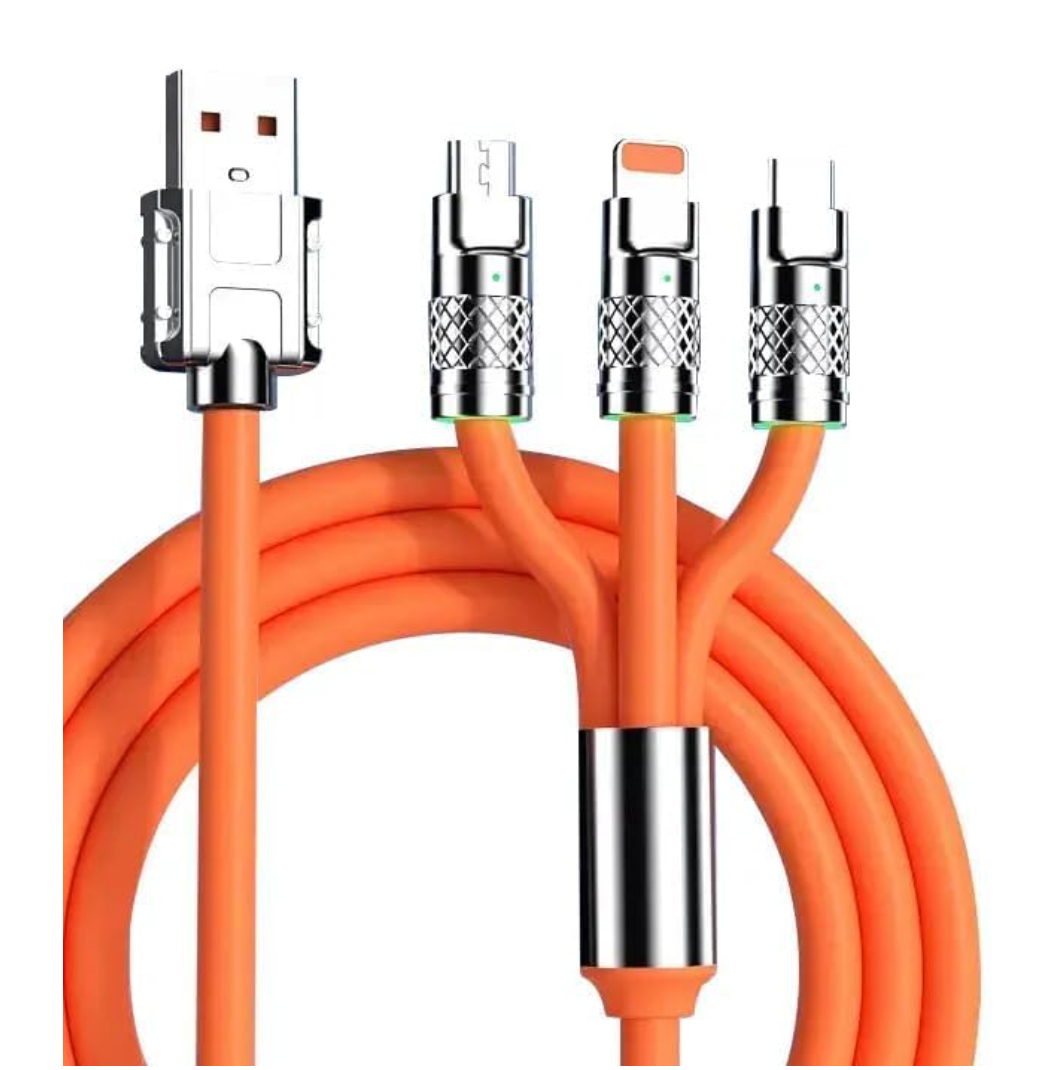 120W Fast Charging Cable | HyperCharge USB Cable for Android & iPhone