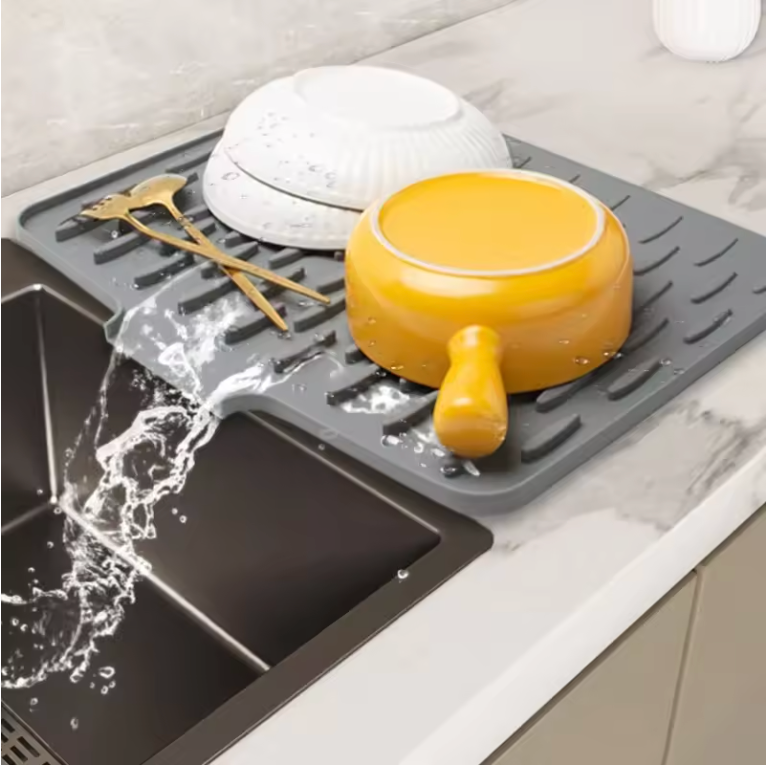 Silicone Dish Drying Mat for Kitchen