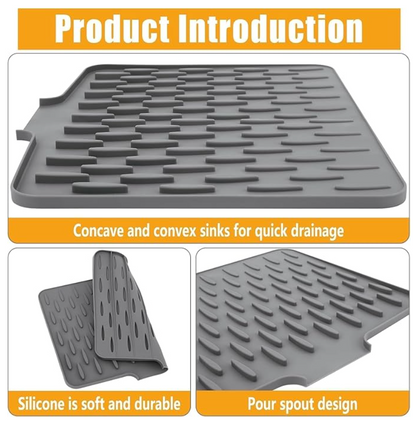 Silicone Dish Drying Mat for Kitchen