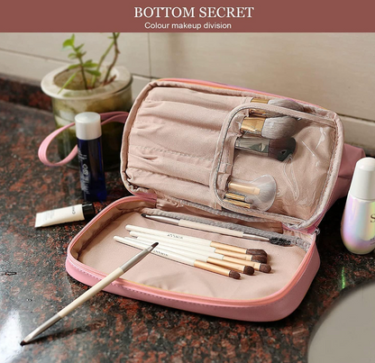 GlowNest™ Premium Cosmetic Travel Organizer