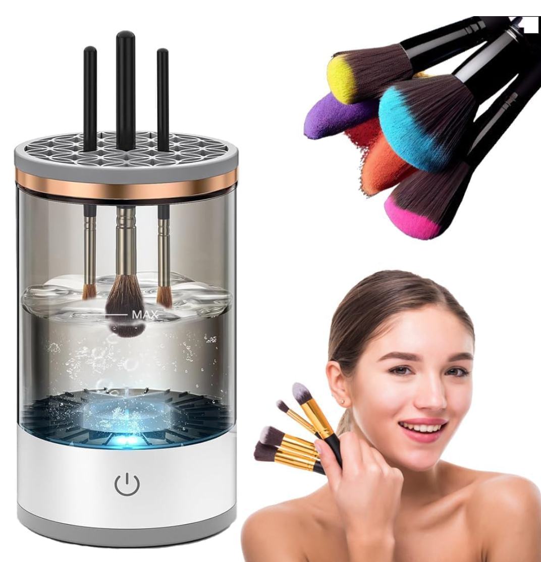Electric Makeup Brush Cleaner for All Size Beauty Makeup Brushes