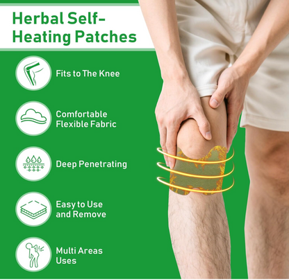 ™ HerbWarm Comfort Patches | Self-Warming Herbal Pain Relief Patches (Pack of 10)