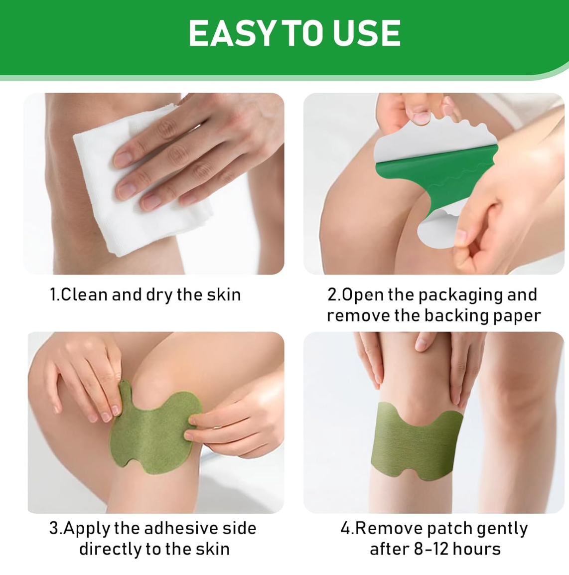 ™ HerbWarm Comfort Patches | Self-Warming Herbal Pain Relief Patches (Pack of 10)