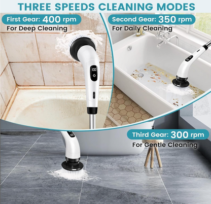 ScrubiX™ Pro | 9-in-1 Cordless Power Scrubber