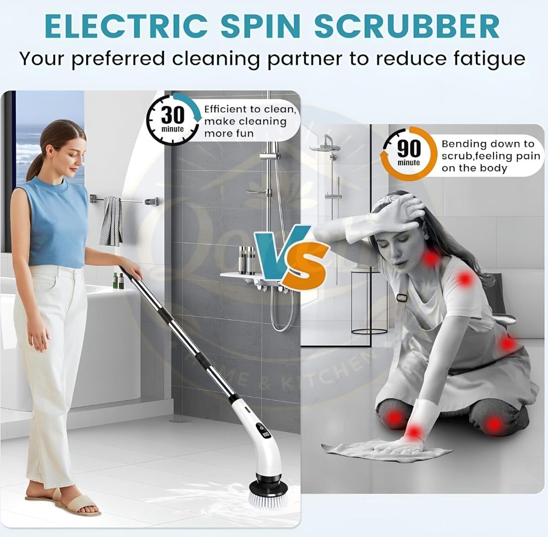 ScrubiX™ Pro | 9-in-1 Cordless Power Scrubber