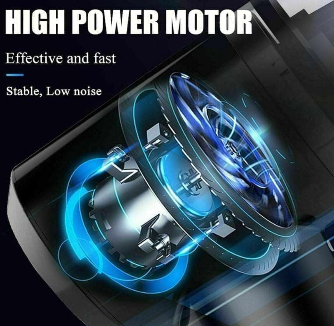 TurboVac Pro 3-in-1 Cordless Handheld Vacuum Cleaner | USB Rechargeable Vacuum, Blower & Air Duster for Car, Home & Office