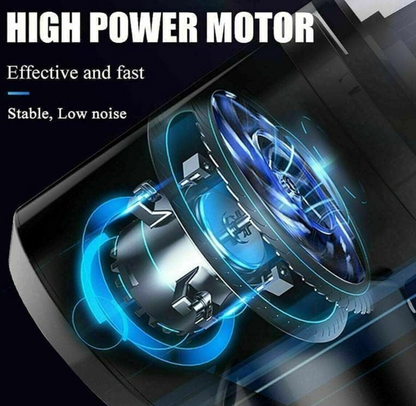 TurboVac Pro 3-in-1 Cordless Handheld Vacuum Cleaner | USB Rechargeable Vacuum, Blower & Air Duster for Car, Home & Office