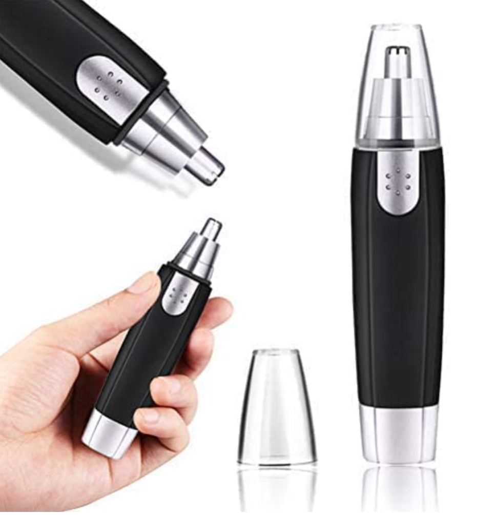 Electric Nose & Ear Hair Trimmer | Painless USB Rechargeable Grooming Tool for Men & Women