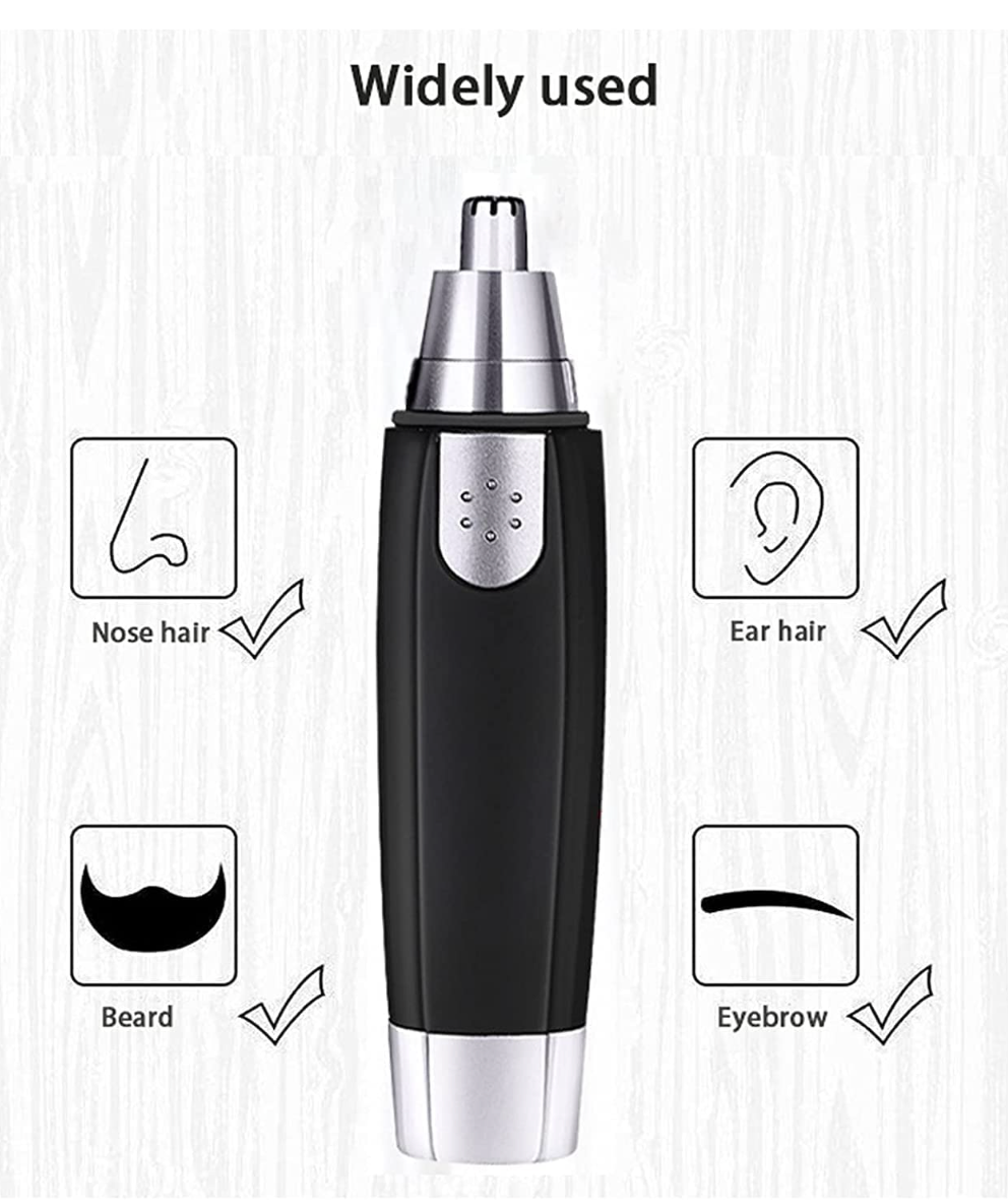 Electric Nose & Ear Hair Trimmer | Painless USB Rechargeable Grooming Tool for Men & Women