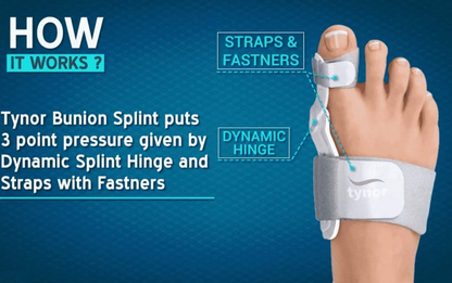Silicone Bunion Corrector | Orthopedic Toe Separator Splint for Pain Relief