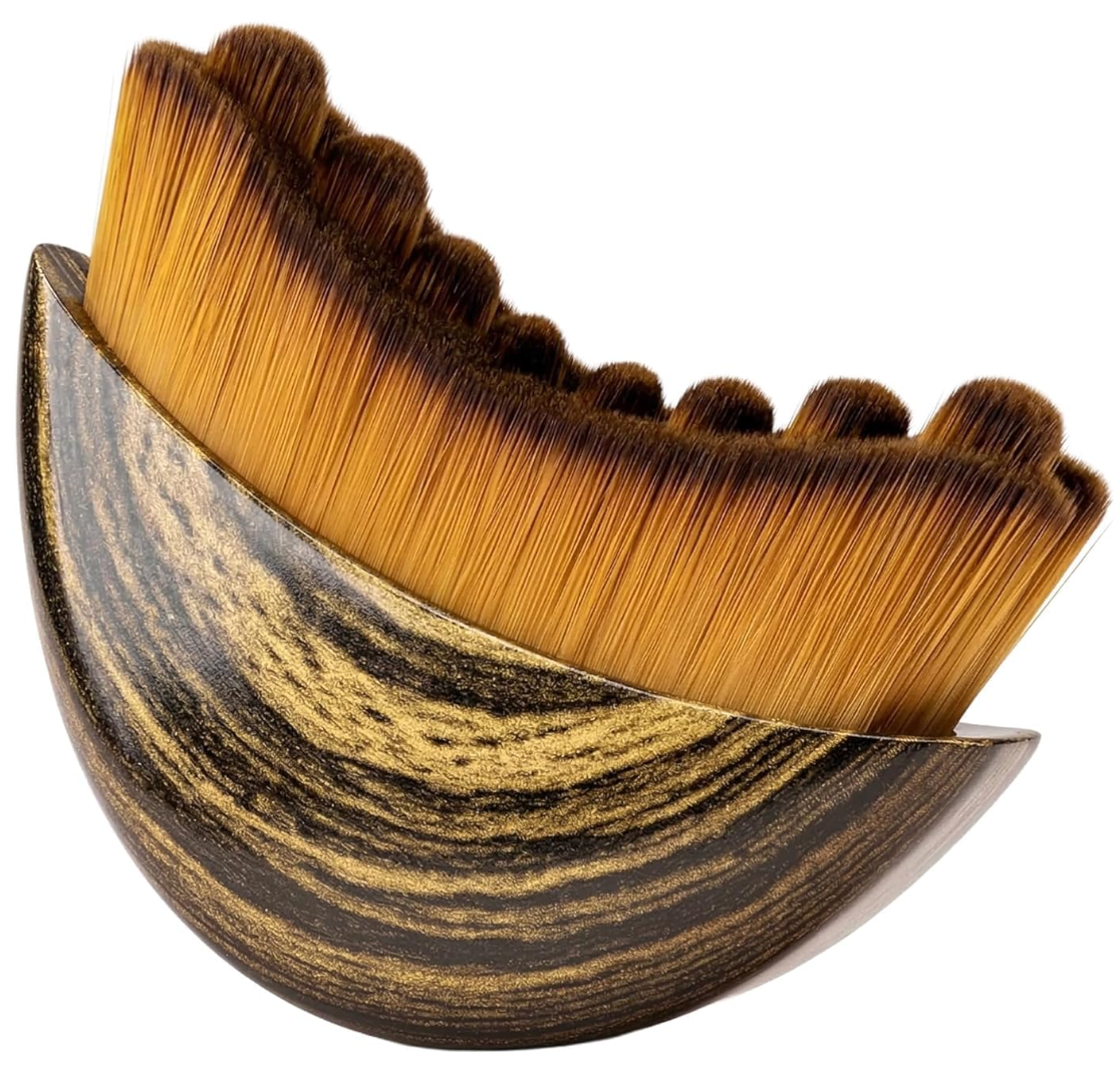 GlowFlow Lymphatic Drainage Brush | Natural Body Dry Brush for Detox, Cellulite Reduction & Skin Rejuvenation