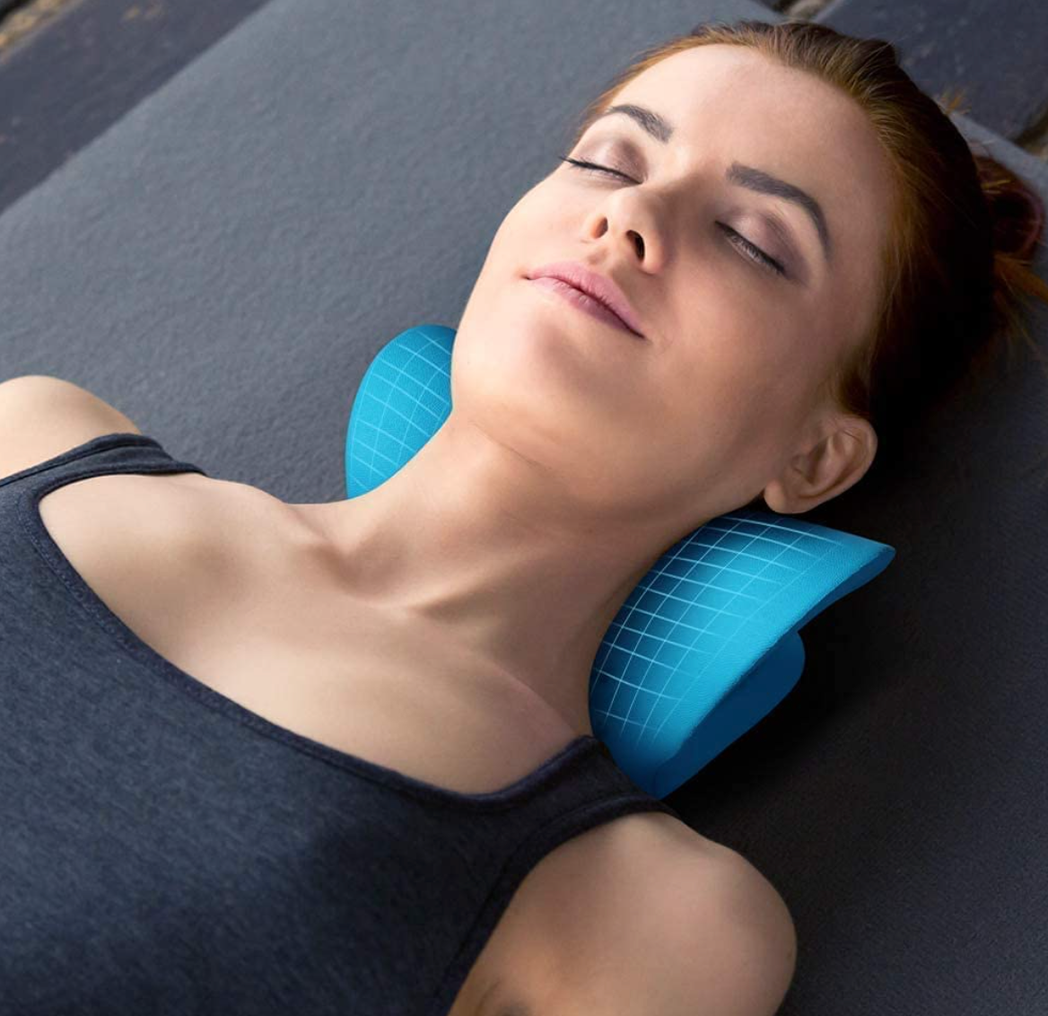 SpineEase Neck & Shoulder Relaxer | Cervical Spine Alignment Pillow for Neck Pain Relief