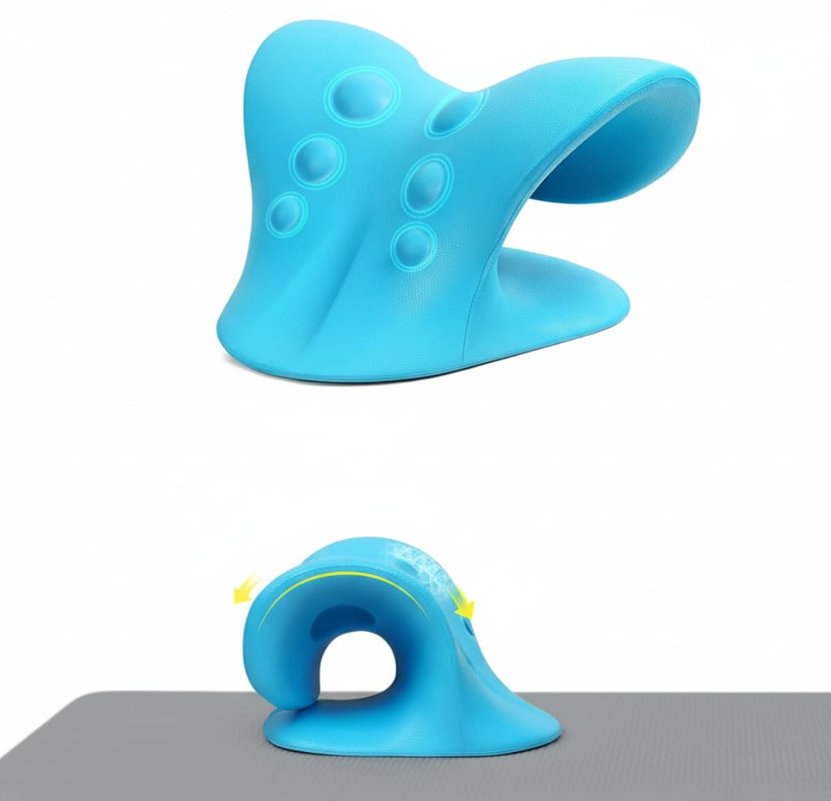 SpineEase Neck & Shoulder Relaxer | Cervical Spine Alignment Pillow for Neck Pain Relief