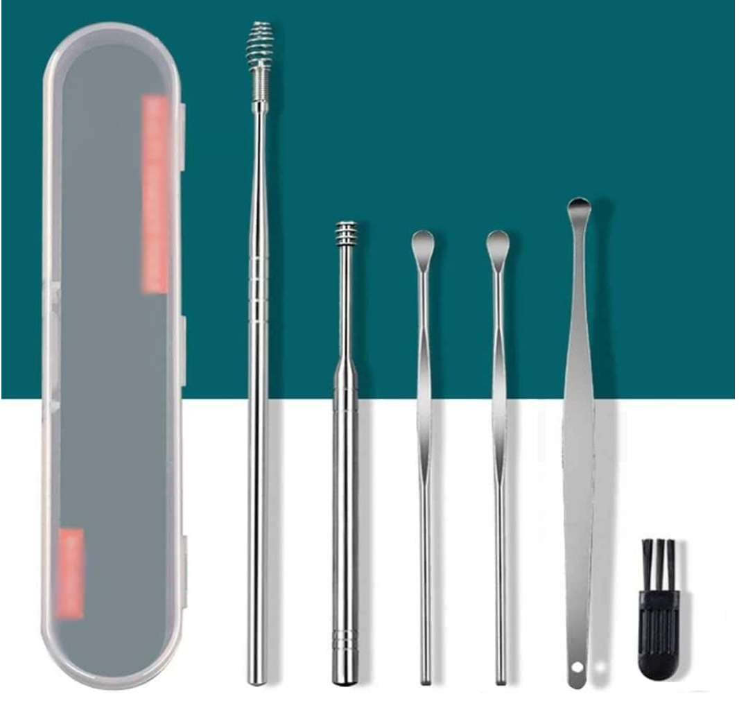 Stainless Steel Ear Wax Removal Tool Kit