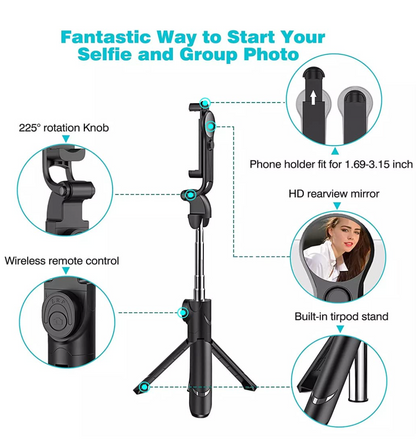 Mobile Holder for Hand – Best for Making Videos | Tripod Compatible