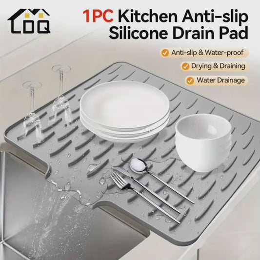 Silicone Dish Drying Mat for Kitchen